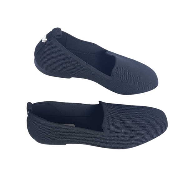 STEVE MADDEN Raine Knit Black Fabric Loafers Flats Size 7.5 - Picture 2 of 16